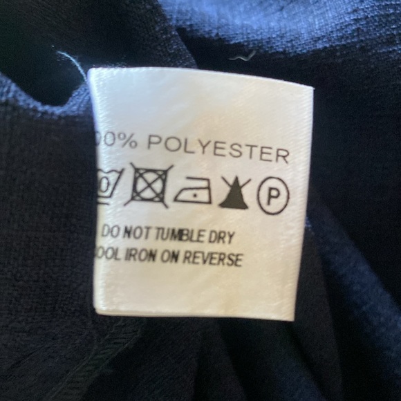 MEEM LABEL UK DRESS NAVY XL NEW - Picture 7 of 8